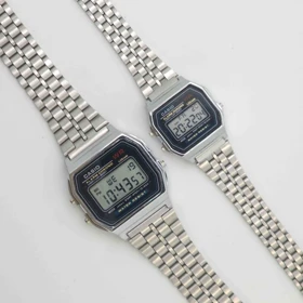 ساعت مچی ست زنانه و مردانه کاسیو دیجیتالی نوستالژی Casio A159