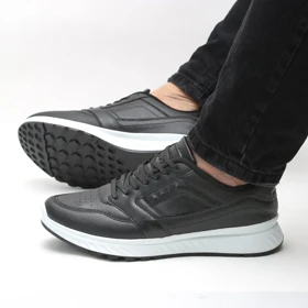 کفش و کتانی مردانه مدل اکو ECCO رنگ مشکی سفید کد 6580