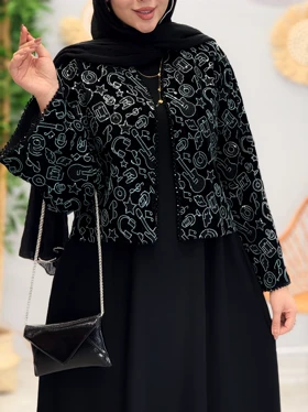 3137-کت و سارافون مزونی شاهیکا