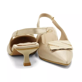 کفش مجلسی زنانه پاشنه‌دار 3 سانت مدل 400344 _ sandal valentino