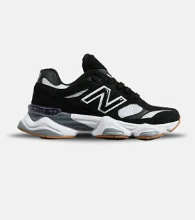 کفش کتانی مردانه و زنانه مشکی سفید طوسی NEW BALANCE 9060