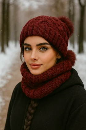 کلاه و شال جدید شیطونی