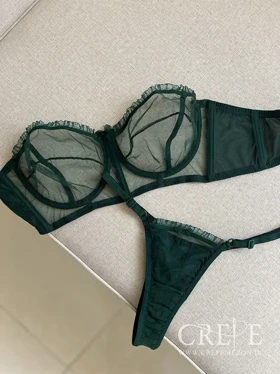 ست دکلته پایه دار وایت لیدی