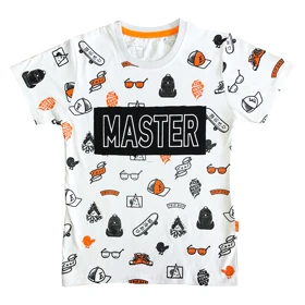 تیشرت آستین کوتاه پسرانه مدل P4 کد 014