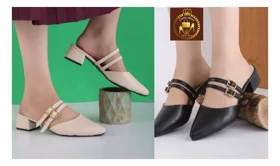 صندل پشت‌باز زنانه مجلسی و تابستانه سلنا
