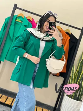 مانتو لینن کتی پشت بنددار