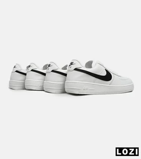 کفش کتانی بزرگ پا سفید مشکی NIKE AIR FORCE