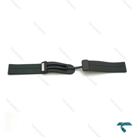 بند رابر ساعت امگا سواچ خاکستری Strap-7852-U