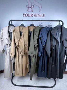 ترنچ کت بلند 7708