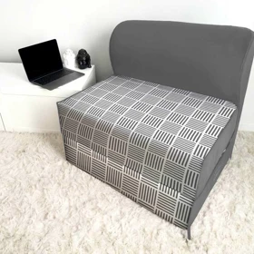 کاناپه تخت شو یک نفره حصیری مینیمال مدل M1097