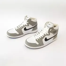 کفش ساق‌دار ورزشی نایکی مدل ایر جردن Air jordan طوسی سفید