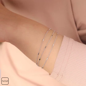 دستبند نقره کد 351288