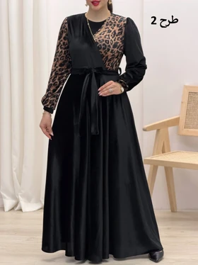 3917-پیراهن مخمل لمیس