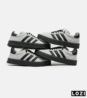 کفش کتانی مردانه طوسی مشکی ADIDAS Samba