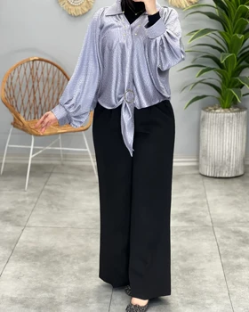 شومیز پاپیون رسمی ساتن