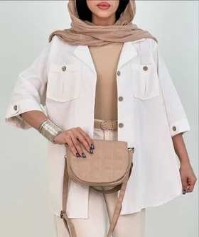 مانتو شومیزی لینن تویگا