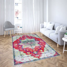 روفرشی کشدار پارچه هازان مخمل ترک طرح سنتی و مدرن برند دفه کد ULN 1134
