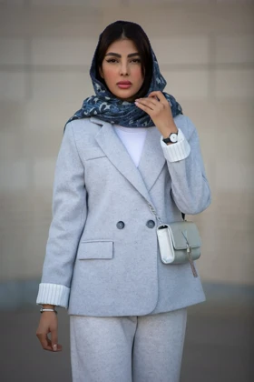 پالتو فوتر آستردار مچ راه راه