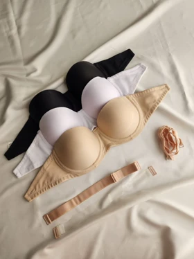 سوتین پشت نامرئی فنردار ابرنازک Orkideh کد: 2550