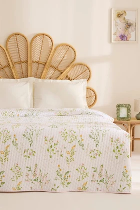 روتختی دو نفره Karaca Home مدل Sara پلیاستر - چندرنگ