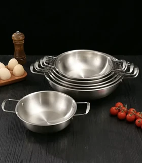 تابه سرو دسته دار گرد و گود سیلور