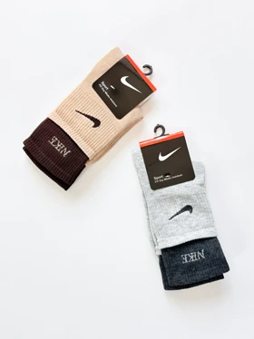 جوراب ساق‌دار نخ پنبه دو کش نایکی Nike