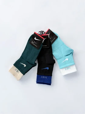 جوراب نیم ساق نخ پنبه دوکش نایکی Nike