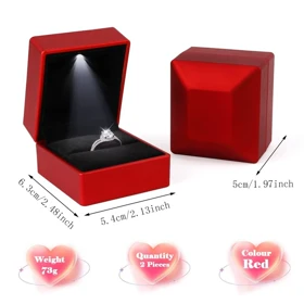 جعبه انگشتر چراغدار 💍