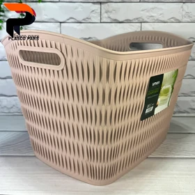 سبد رخت مستطیل بامبو لیمون