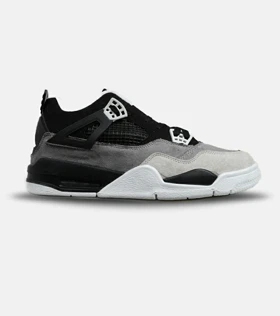 کتانی ساق‌دار بزرگ پا طوسی مشکی Nike air jordan 4