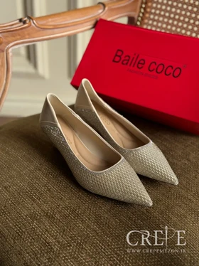 کفش نگینی پاشنه 5 سانت