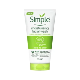 ژل شستشوی صورت سیمپل مدل SIMPLE MOJSTURISING FACIAL WASH