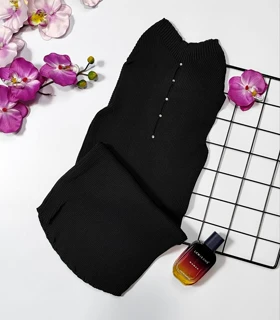 تاپ بافت اشکی کد 40178 (مشکی)