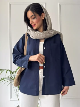 مانتو شومیزی ستین