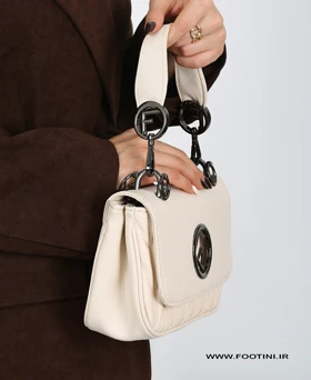 کیف زنانه مجلسی دستی دوشی فندی 229 AM (شیری)