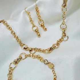 سرویس کامل برند شین مدل «پیوند زرین» | طرح گره عشق با گارانتی 1 ساله