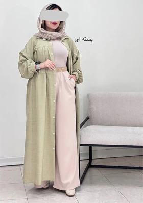 پیراهن مانتویی آیلا