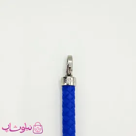 دستبند امگا رابر آبی کاربنی مردانه زنانه کیفیت مستر