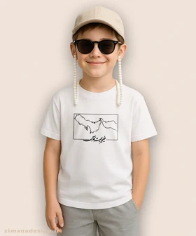 تیشرت بچگانه اصیل ایرانی طرح خلیج فارس کد 1014