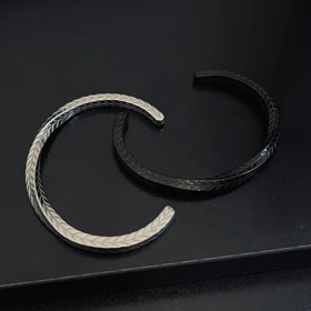 بنگل پیچ گندم مردانه کدgnm25690 گالری موژان حیدری
