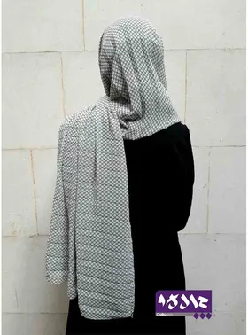 شال پلیسه طرح دار