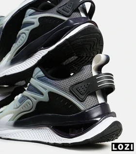 کفش کتانی مردانه مشکی خاکستری سفید ADIDAS Customize Run