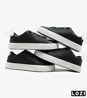 کفش اسنیکرزمردانه مشکی BERSHKA