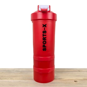 شیکر طرح SPORT بدنسازی در رنگ بندی متنوع (قرمز)