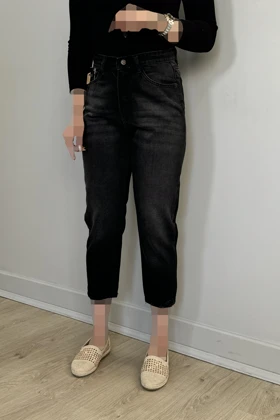 جین مام استایل مشکی 19305