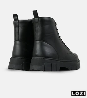 بوت مردانه مشکی BERSHKA مدل 5884