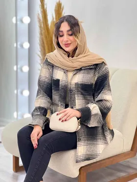شکت چهارخونه دو جیب