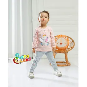بلوز و شلوار نوزاد دخترانه طرح اسب تک شاخ