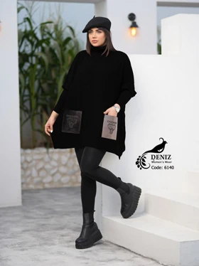 مانتو بافت پانچ(مناسب بارداری)