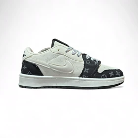 کتانی نایک ترویس طرح لی سفید مشکی